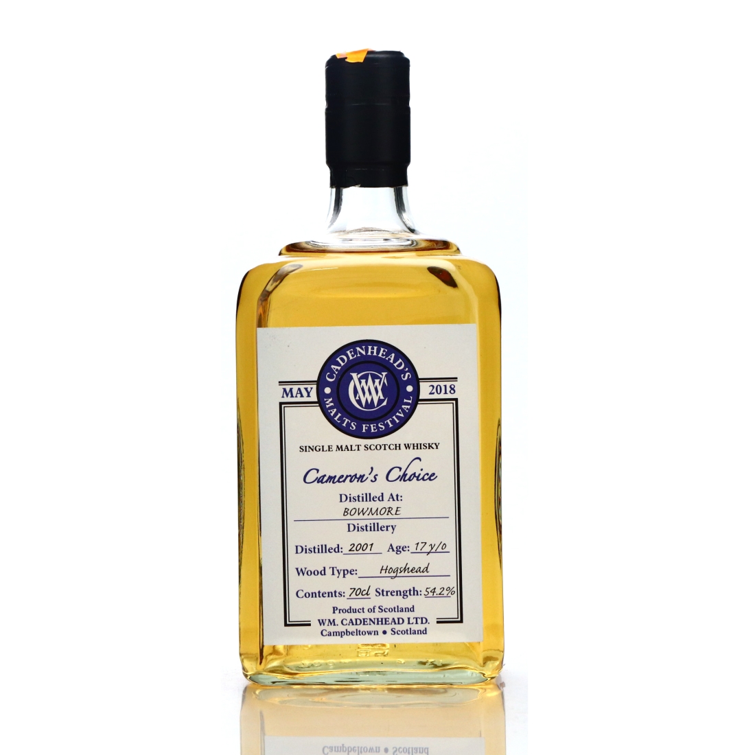 Bowmore 2001 Cadenhead's 17 Year Old / Campbeltown Malts Festival 2018