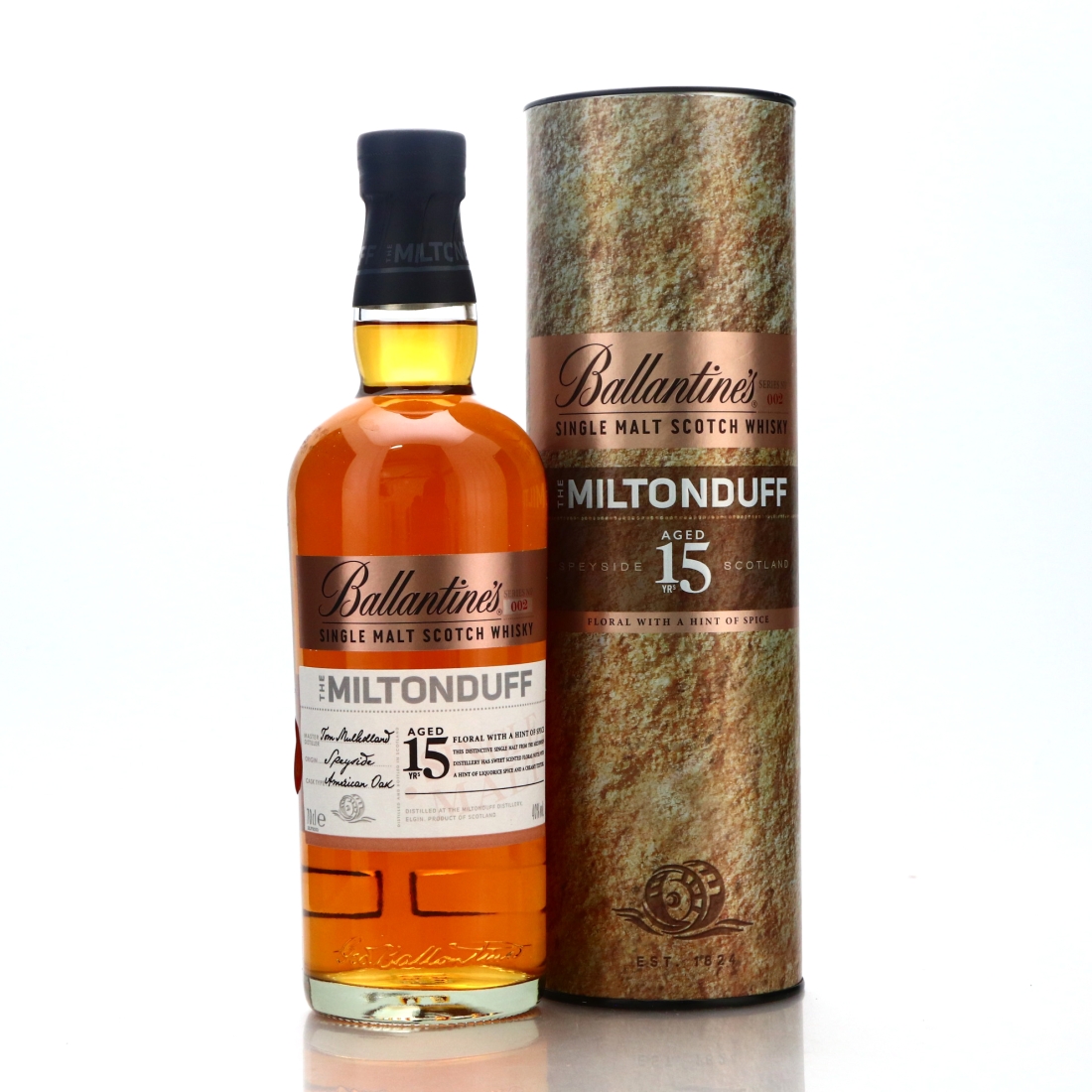 Miltonduff 15 Year Old Ballantine's Series No.2