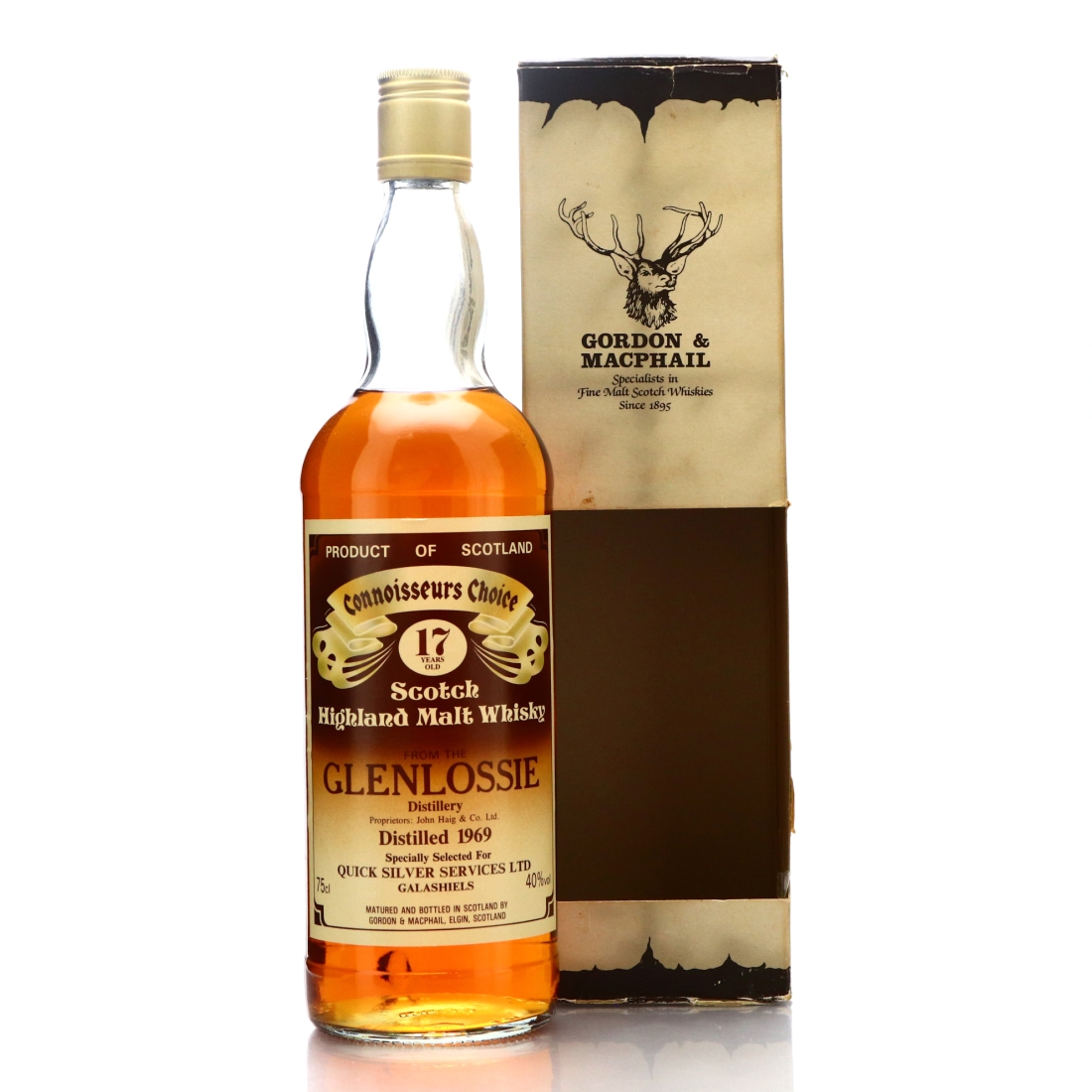 Glenlossie 1969 Gordon and MacPhail 17 Year Old / Quick Silver Services