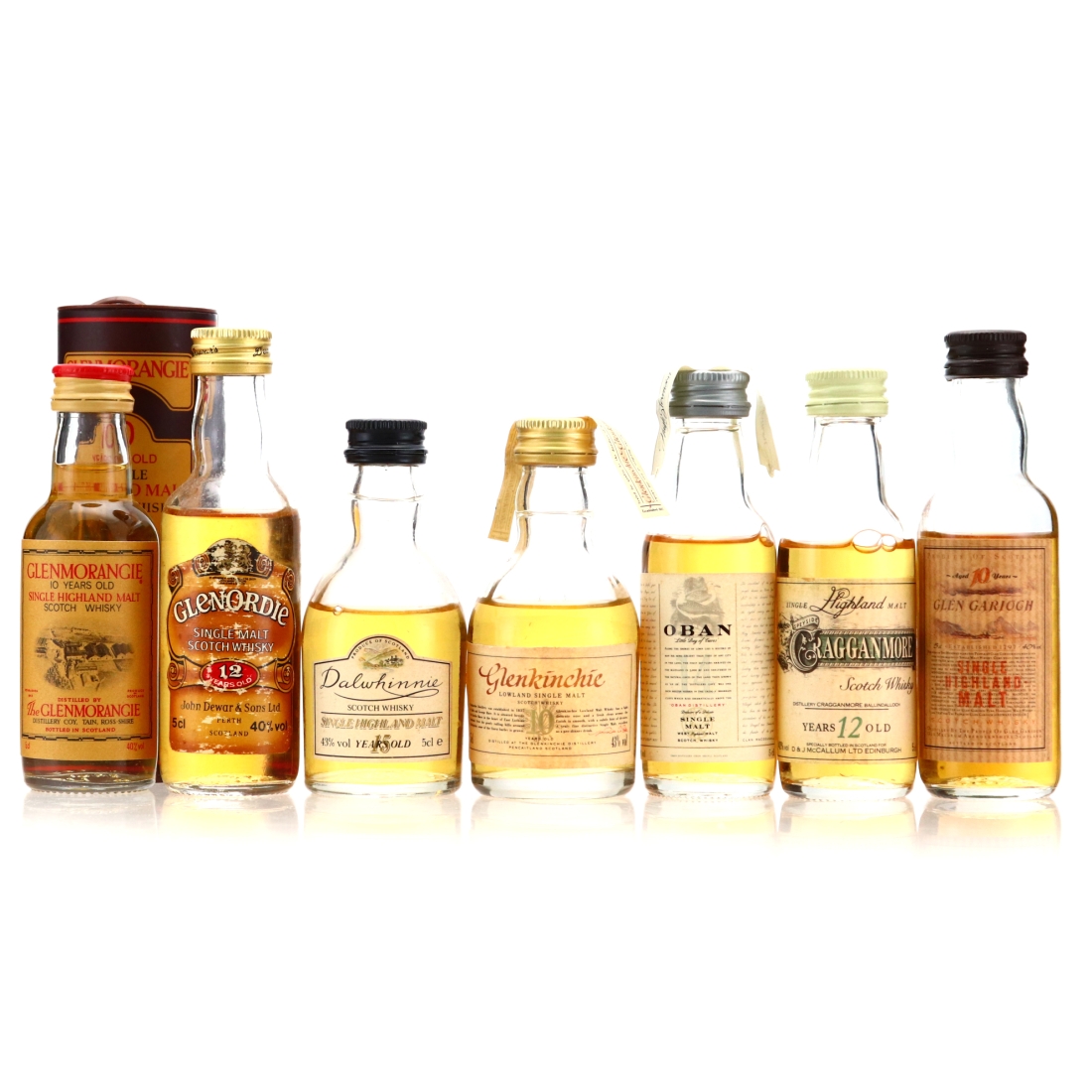 Scotch Malt Whisky Miniatures x 7