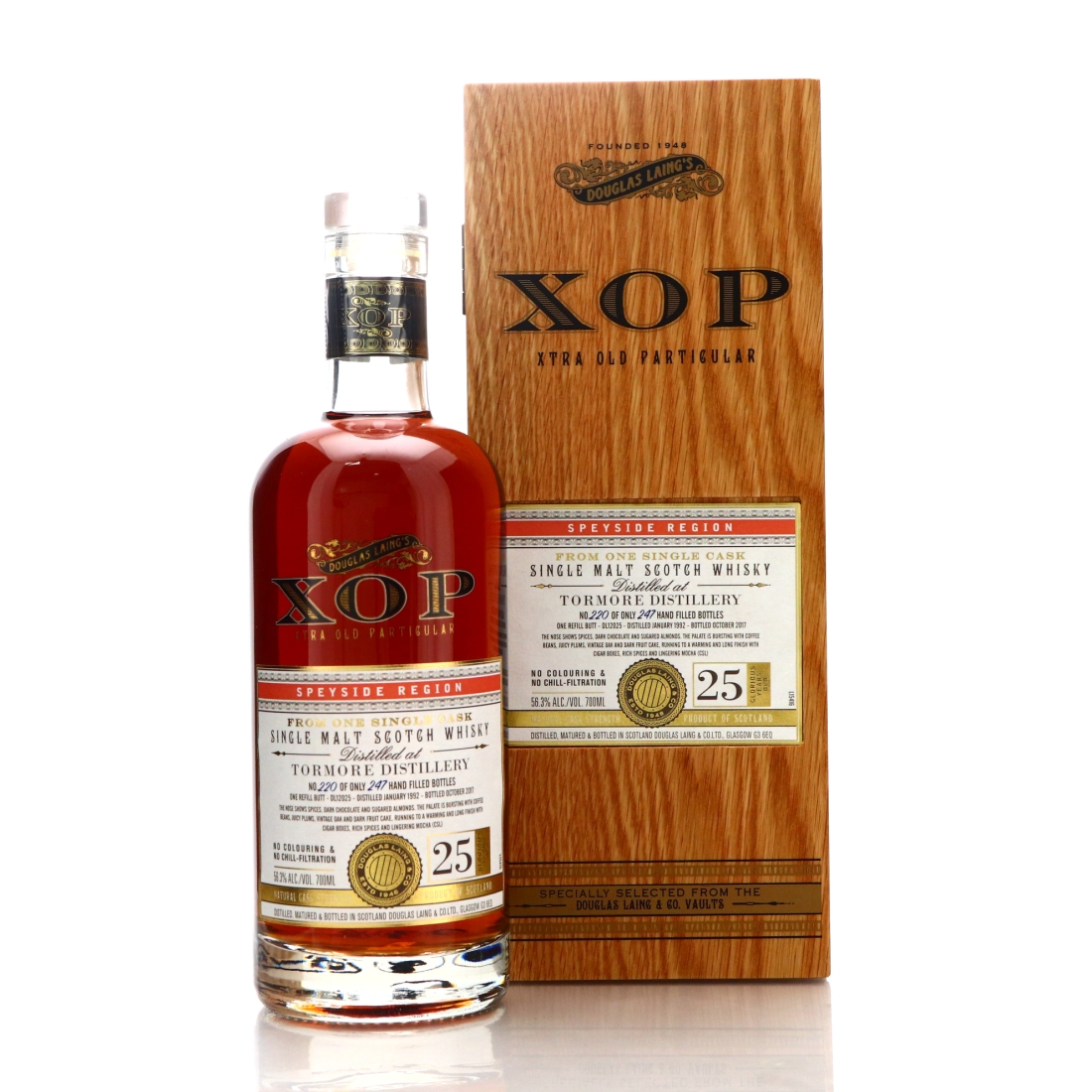 Tormore 1992 Douglas Laing 25 Year Old XOP