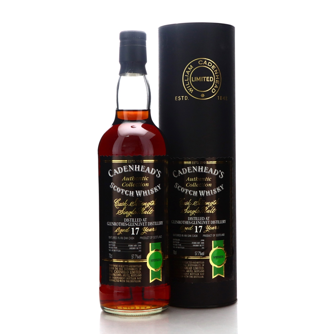 Glenrothes 1990 Cadenhead's 17 Year Old