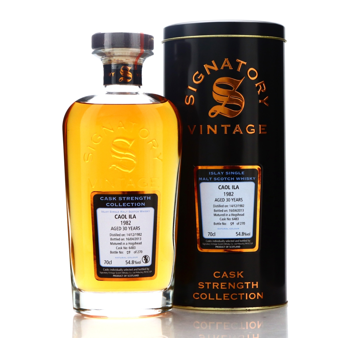 Caol Ila 1982 Signatory Vintage 30 Year Old Cask Strength