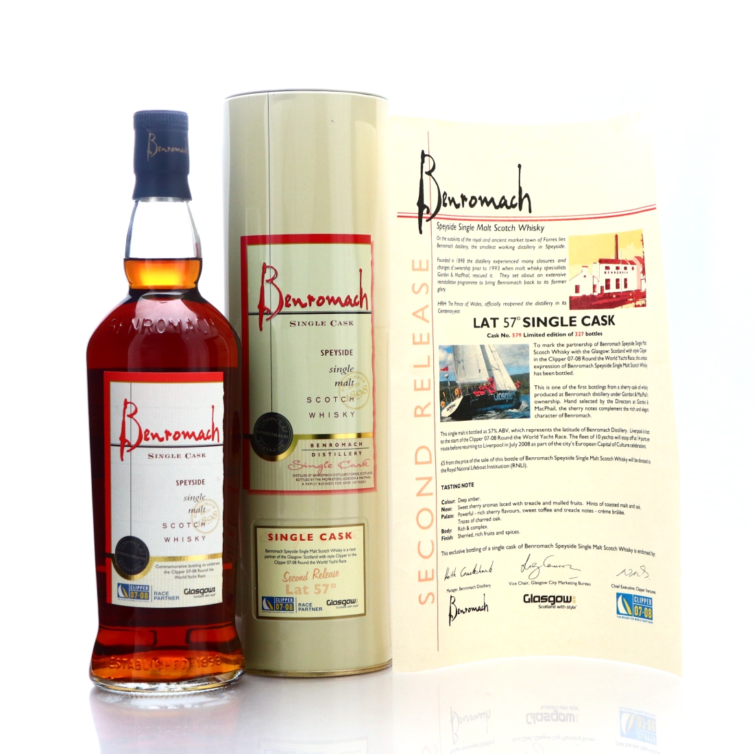 Benromach 2000 Single Cask #579 / Clipper 07-08 World Yacht Race