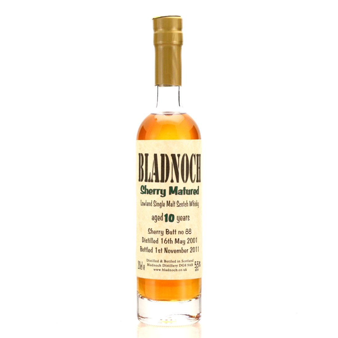 Bladnoch 2011 Sherry Cask #88 10 Year Old 20cl