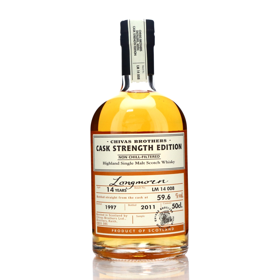 Longmorn 1997 Cask Strength 14 Year Old Batch #8