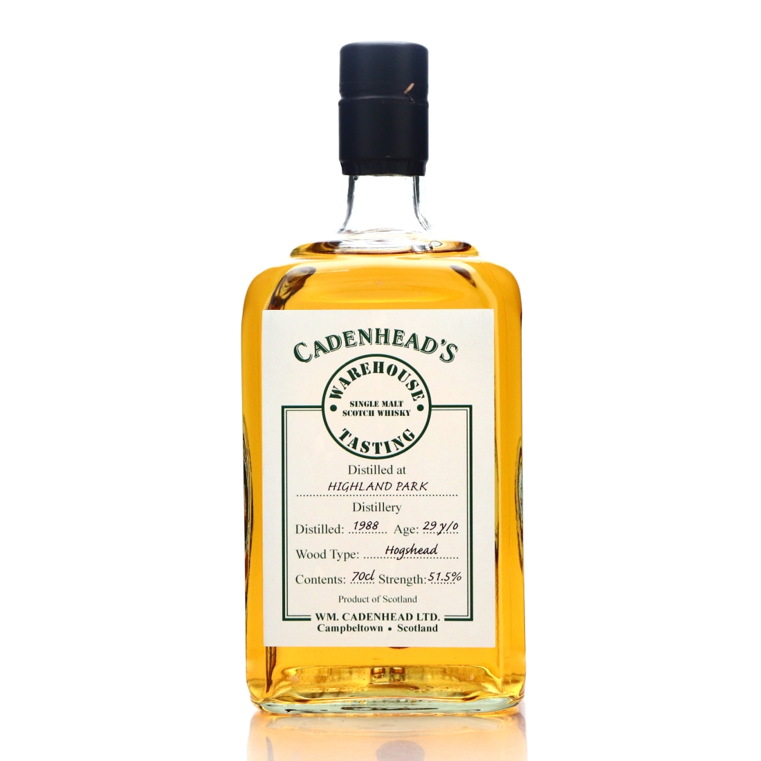 Highland Park 1988 Cadenhead's 29 Year Old Warehouse Tasting