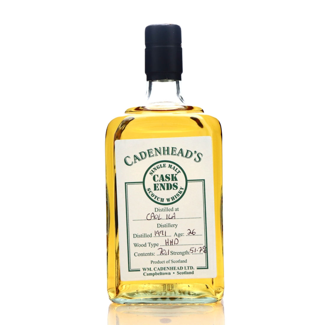 Caol Ila 1991 Cadenhead's 26 Year Old Cask Ends
