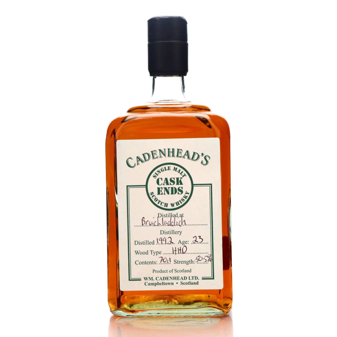Bruichladdich 1992 Cadenhead's 23 Year Old Cask Ends