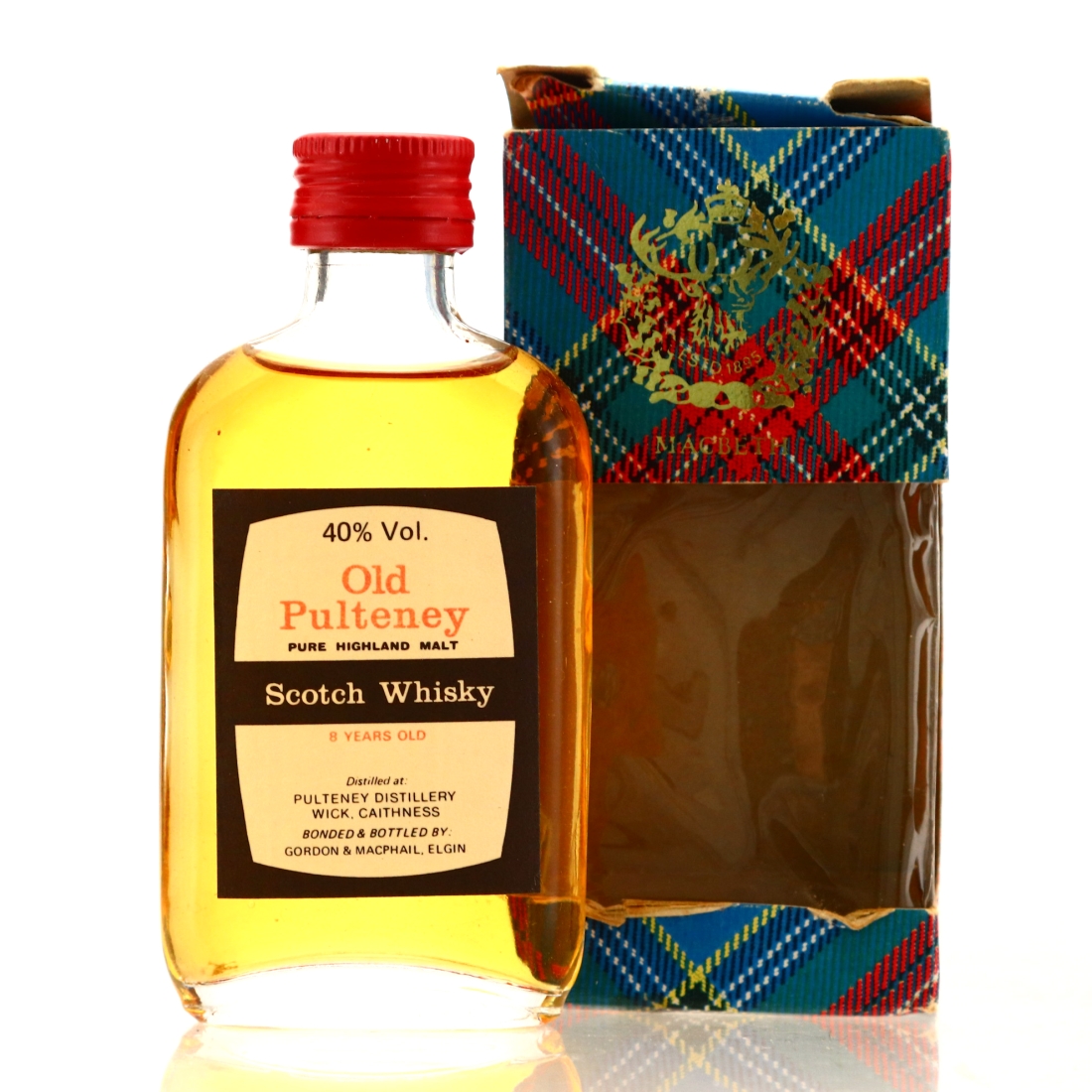 Old Pulteney 8 Year Old Gordon and MacPhail Miniature 1980s