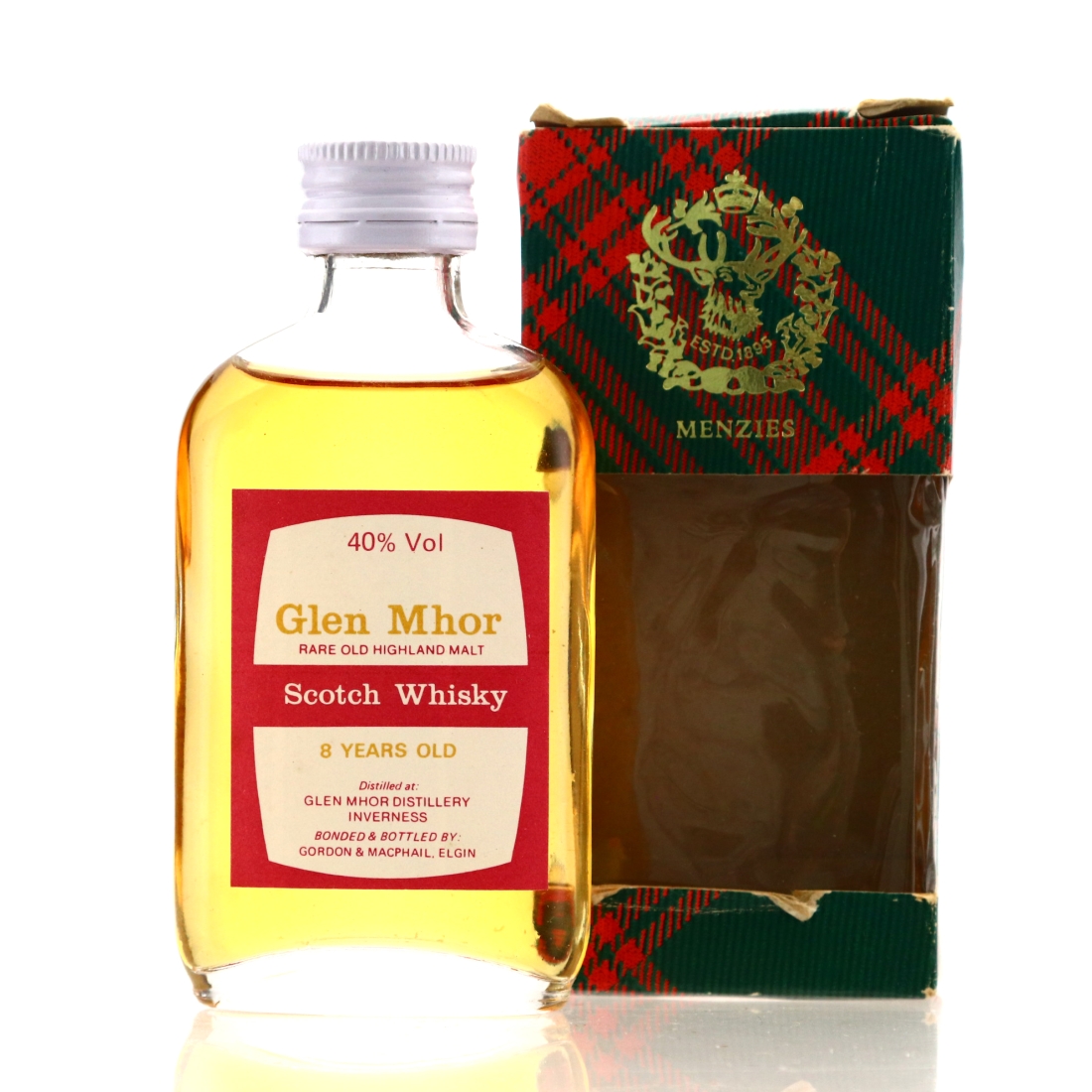 Glen Mhor 8 Year Old Miniature 1970s