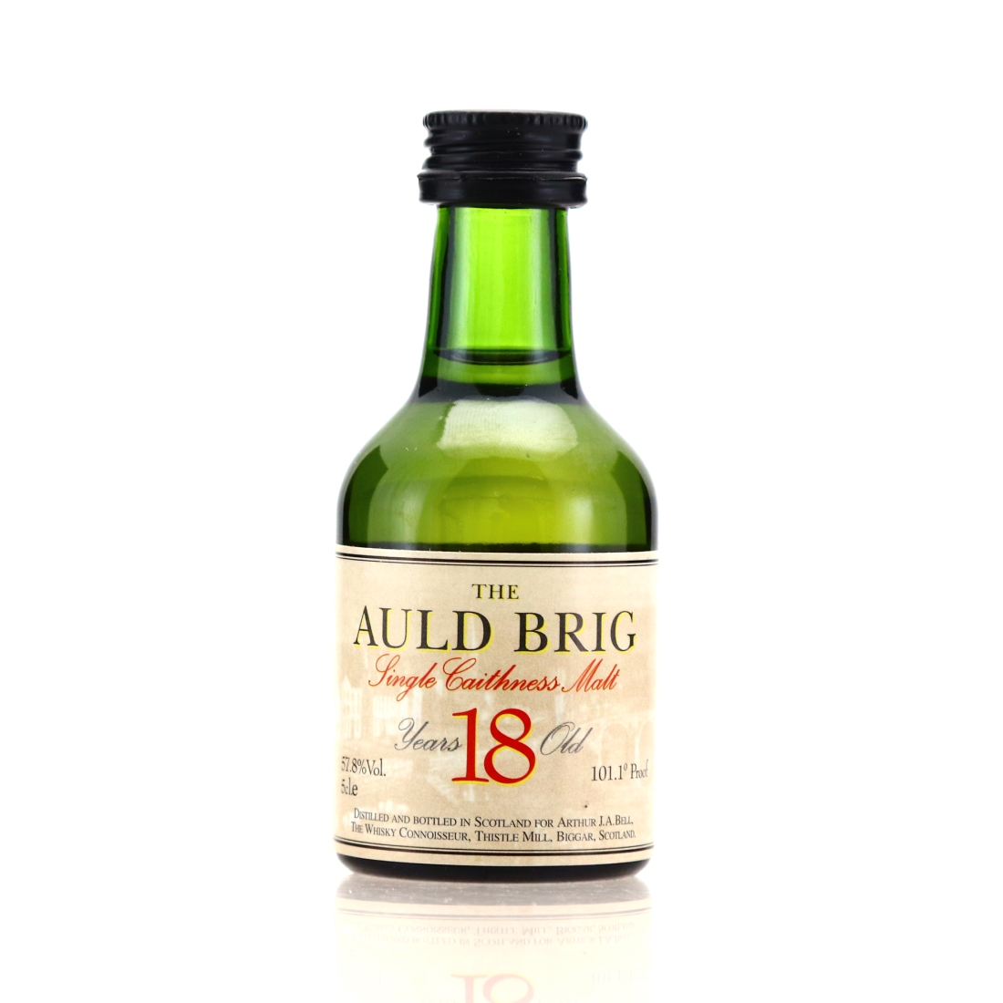 Old Pulteney 'Auld Brig' 1974 Whisky Connoisseur 18 Year Old Miniature