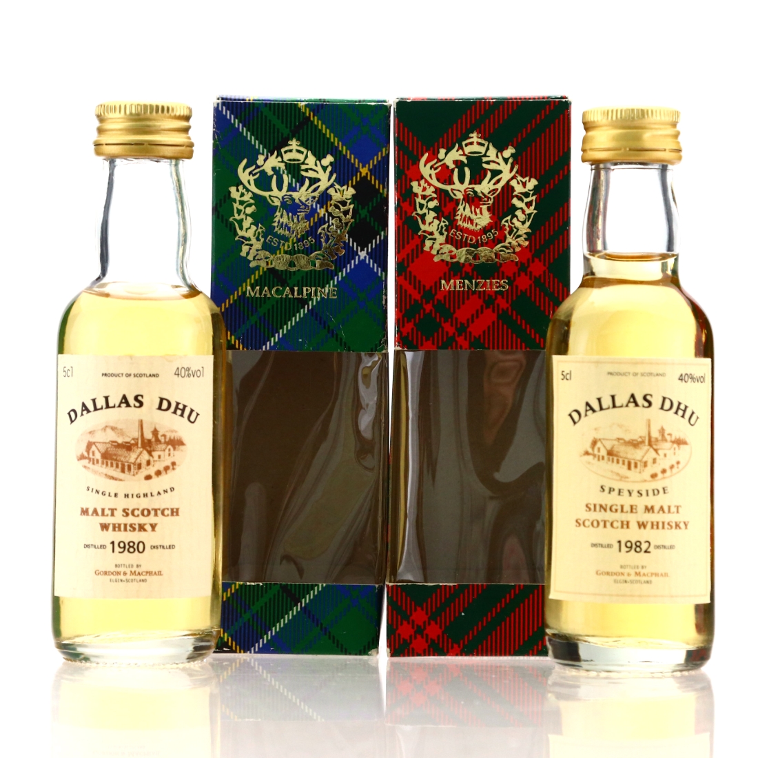 Dallas Dhu 1980 & 1982 Gordon and MacPhail Miniature