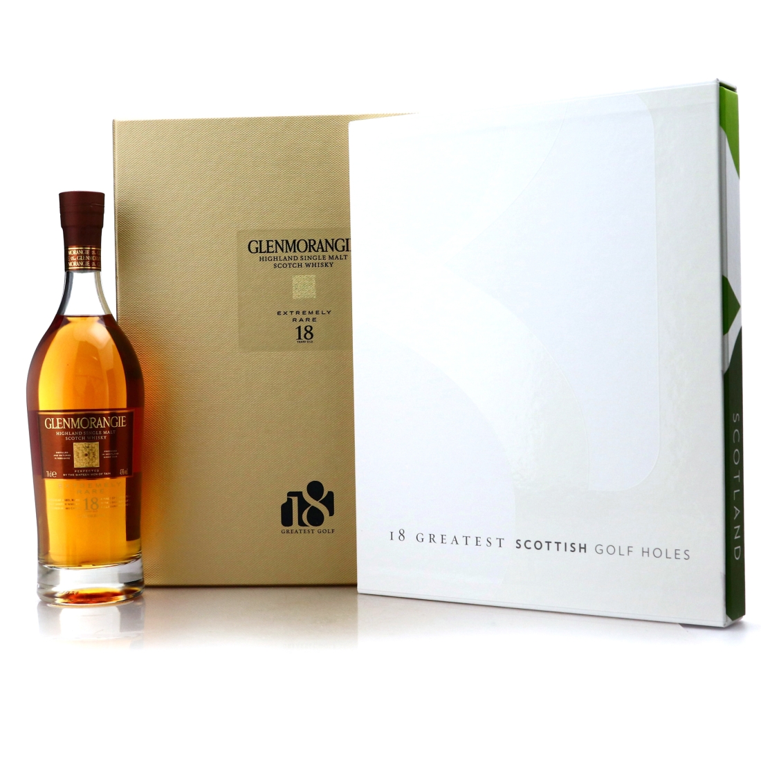 Glenmorangie 18 Year Old Extremely Rare Gift Pack / Spirit of the Open 2013