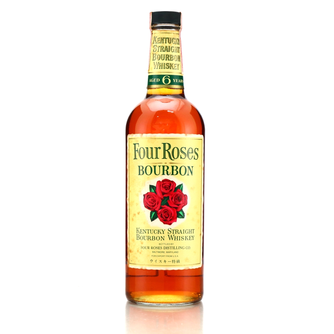 Four Roses 6 Year Old Kentucky Straight Bourbon 1988 / Japanese Import