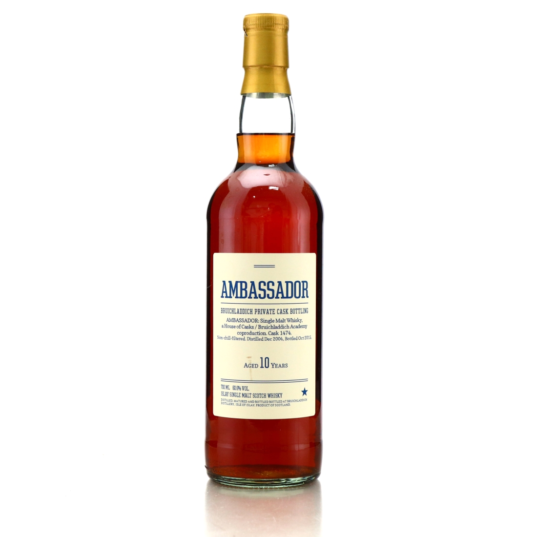 Bruichladdich 2004 Private Cask 10 Year Old #1474 / Ambassador