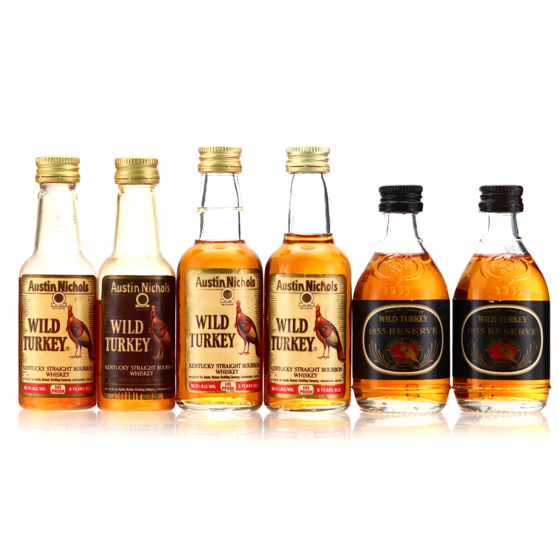 Wild Turkey Miniature x 6