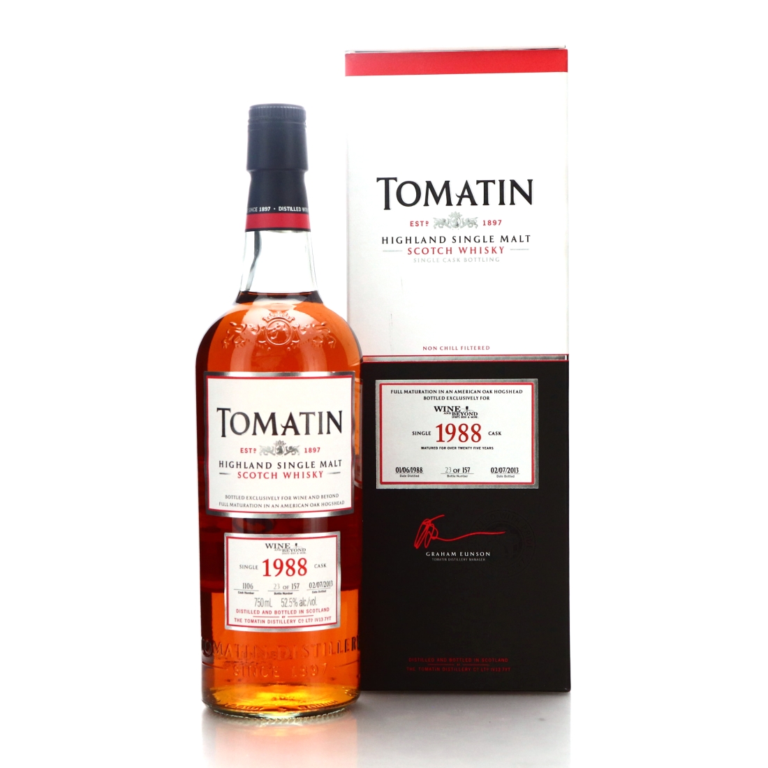 Tomatin 1988 Single Cask #1106 / Wine & Beyond