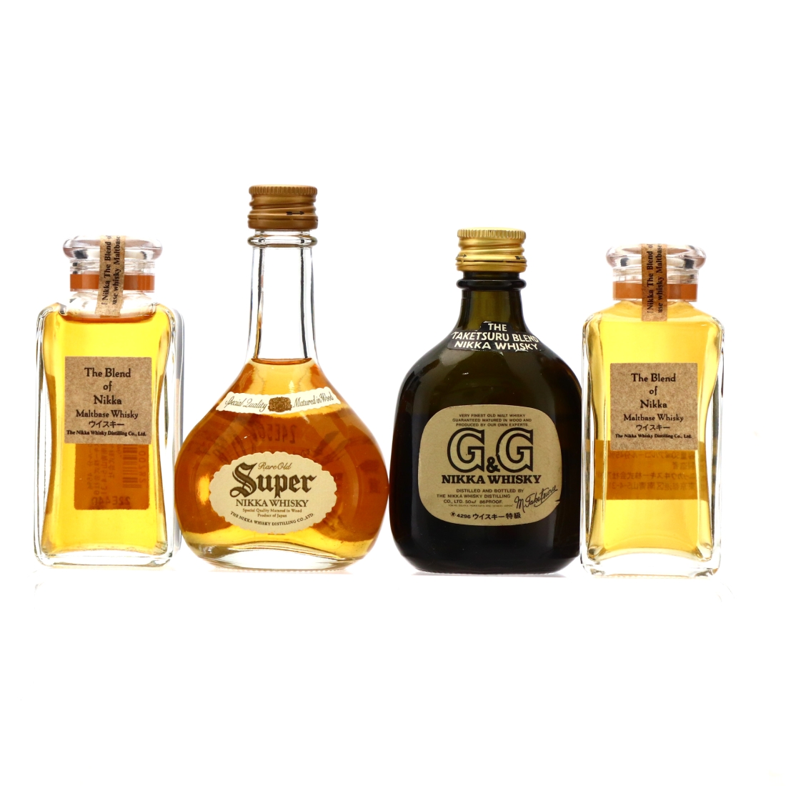 Nikka Miniature x 4