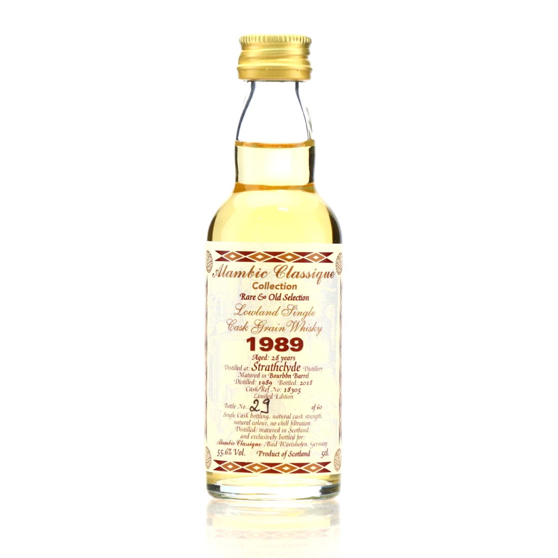 Strathclyde 1989 Alambic Classique 28 Year Old Miniature