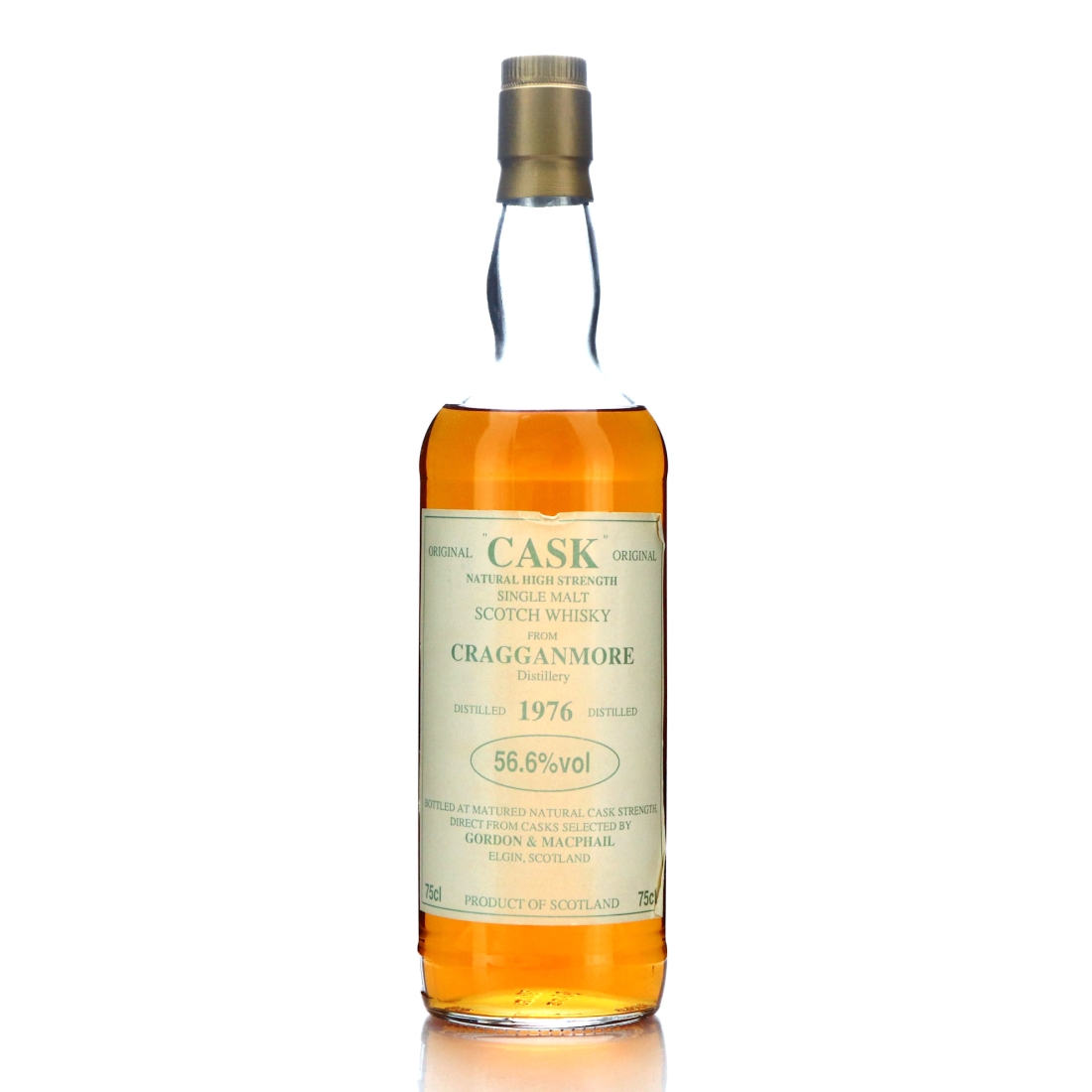Cragganmore 1976 Gordon and MacPhail Original 'Cask'