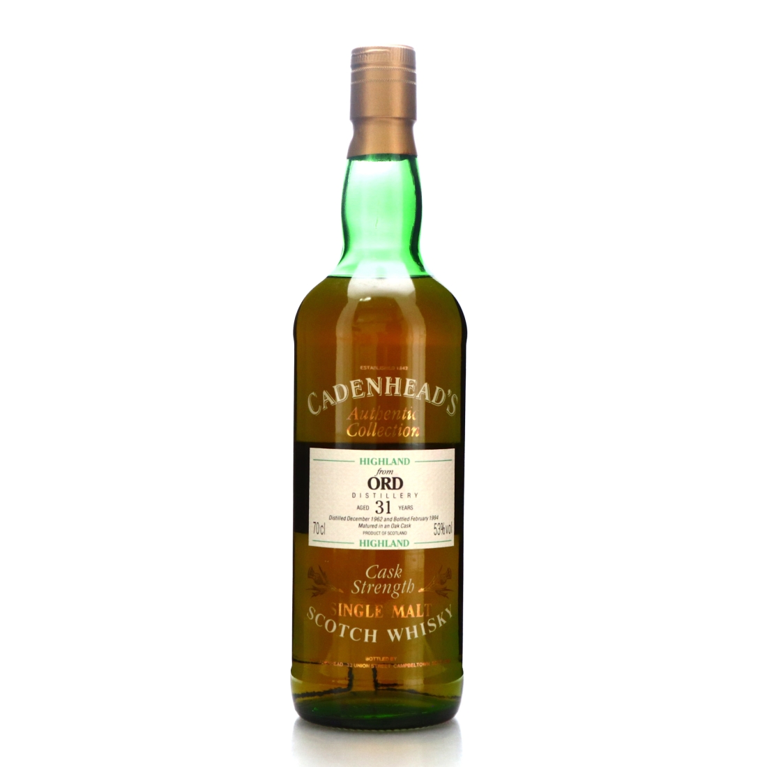 Glen Ord 1962 Cadenhead's 31 Year Old