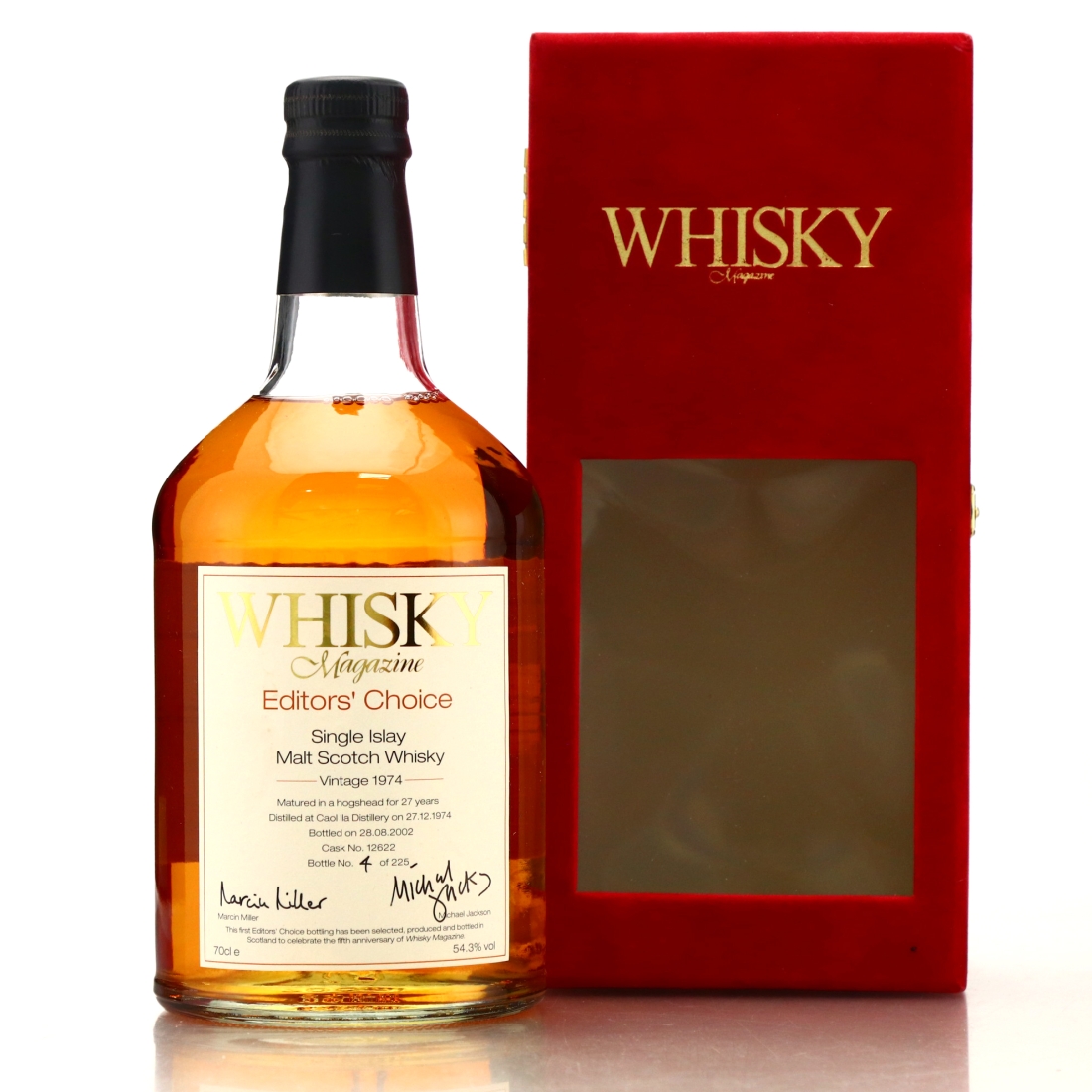 Caol Ila 1974 Signatory Vintage 27 Year Old / Whisky Magazine Editors' Choice - Signed