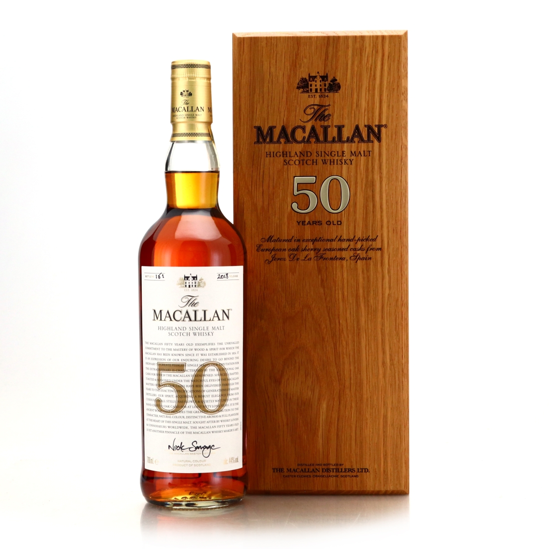 Macallan 50 Year Old 2018 Release