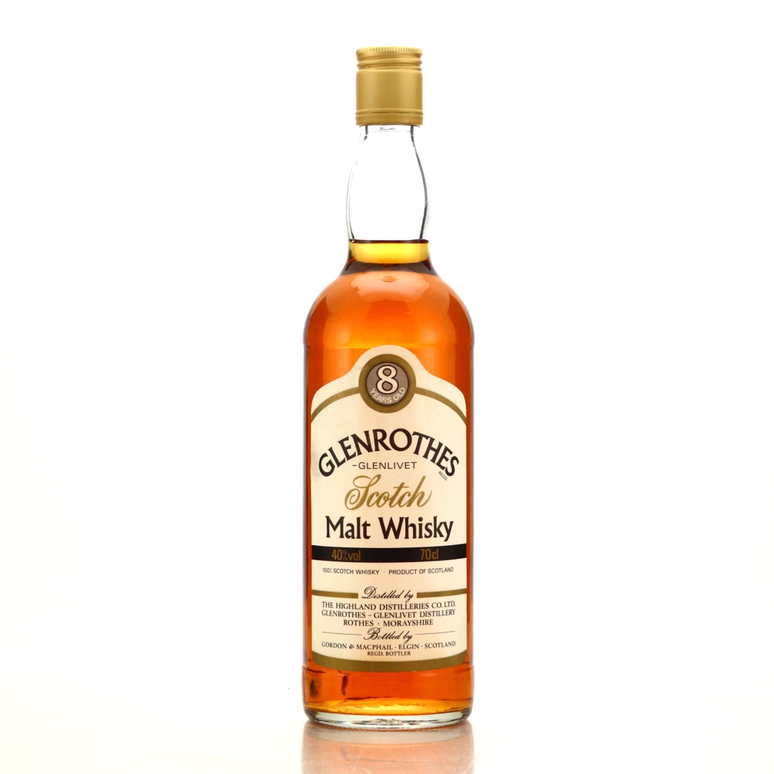 Glenrothes 8 Year Old Gordon and MacPhail 1990s