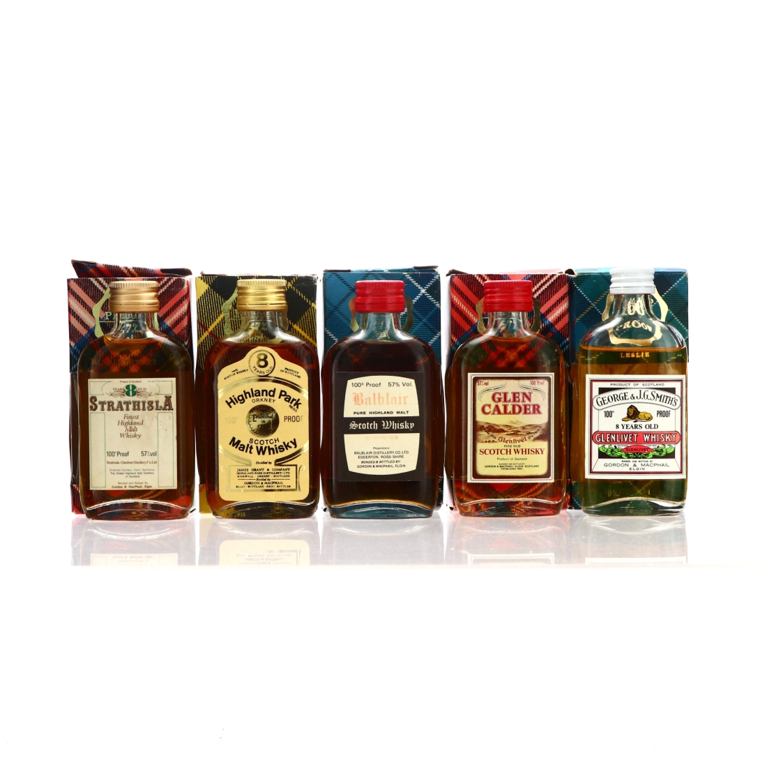 Gordon and MacPhail 100 Proof Miniature x 5
