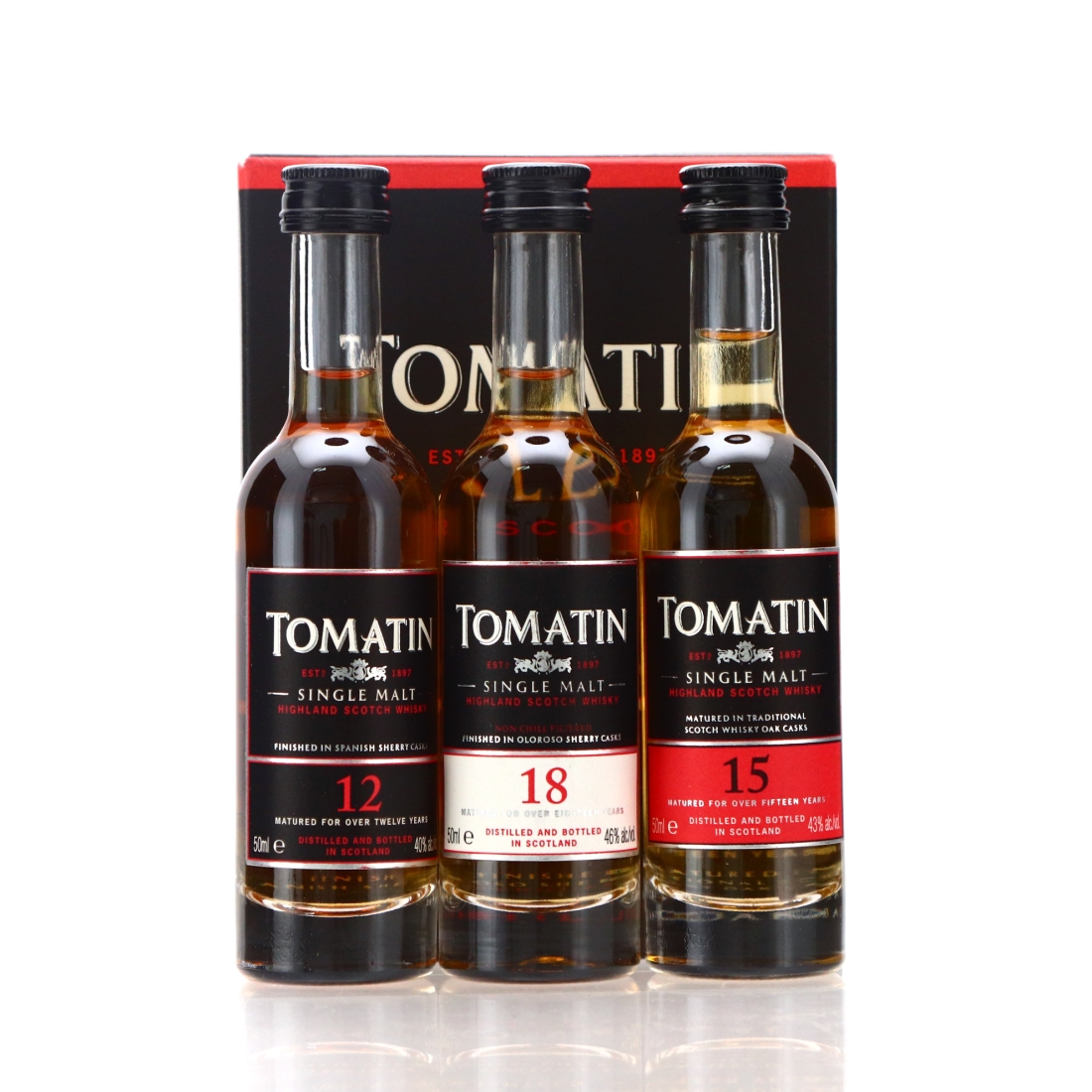 Tomatin Stillmen's Choice Miniatures x 3
