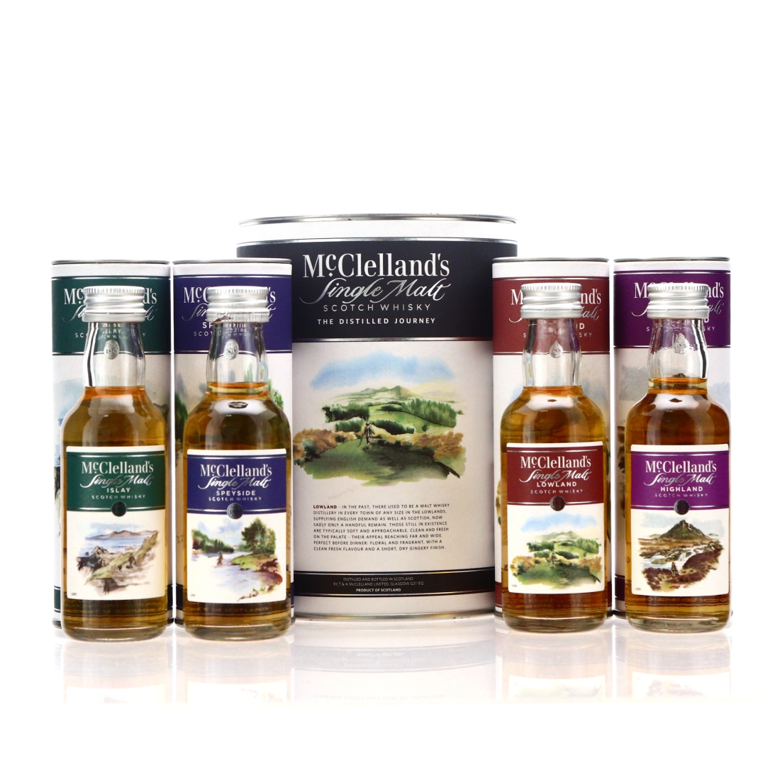 McClelland's Single Malt Miniature x 4