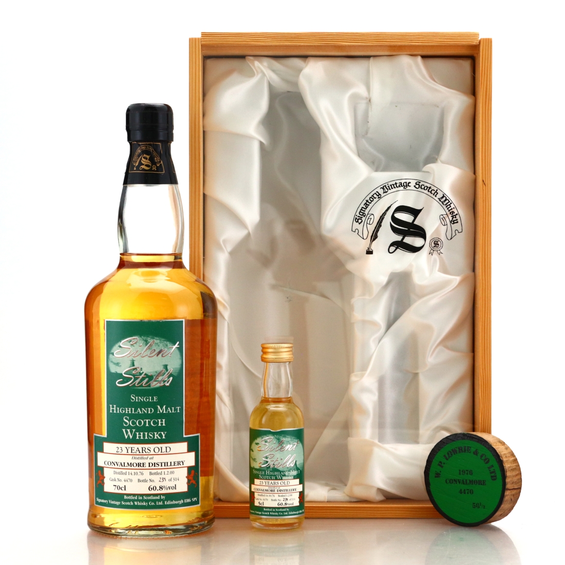 Convalmore 1976 Signatory Vintage 23 Year Old Silent Stills Gift Pack