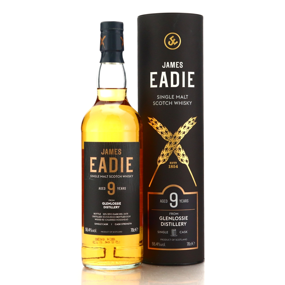 Glenlossie 2010 James Eadie 9 Year Old