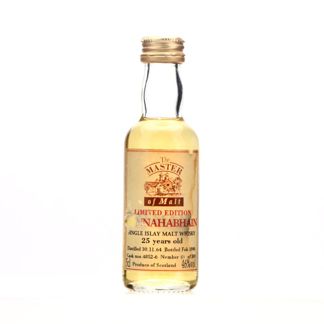 Bunnahabhain 1964 Master of Malt 25 Year Old Miniature