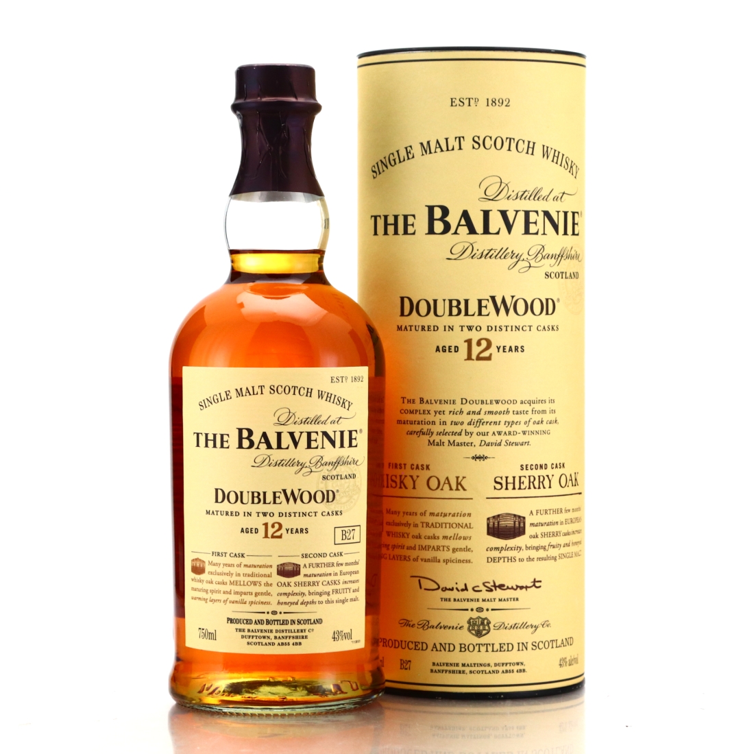 Balvenie 12 Year Old DoubleWood 75cl / US Import