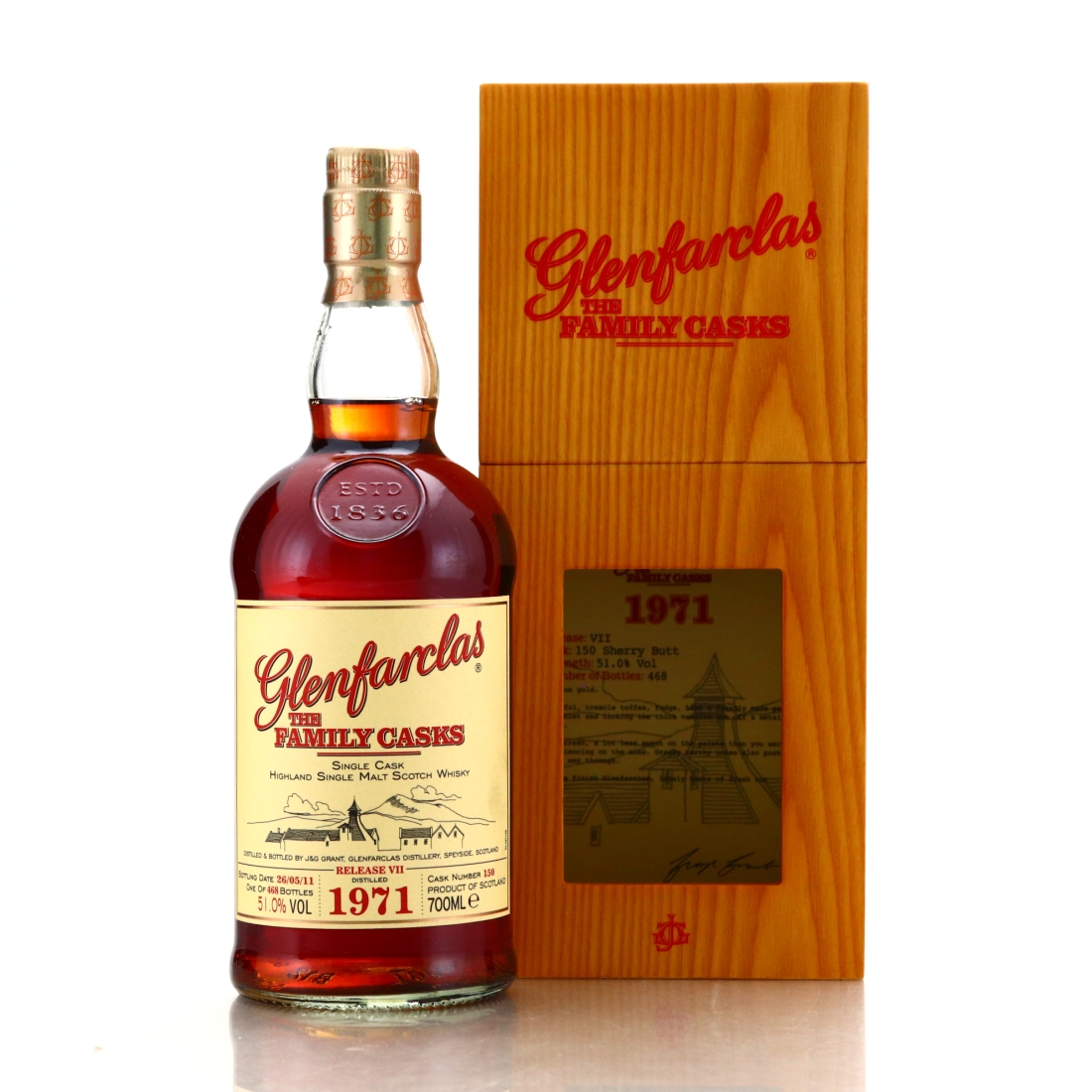 Glenfarclas 1971 Family Cask #150 / Release VII