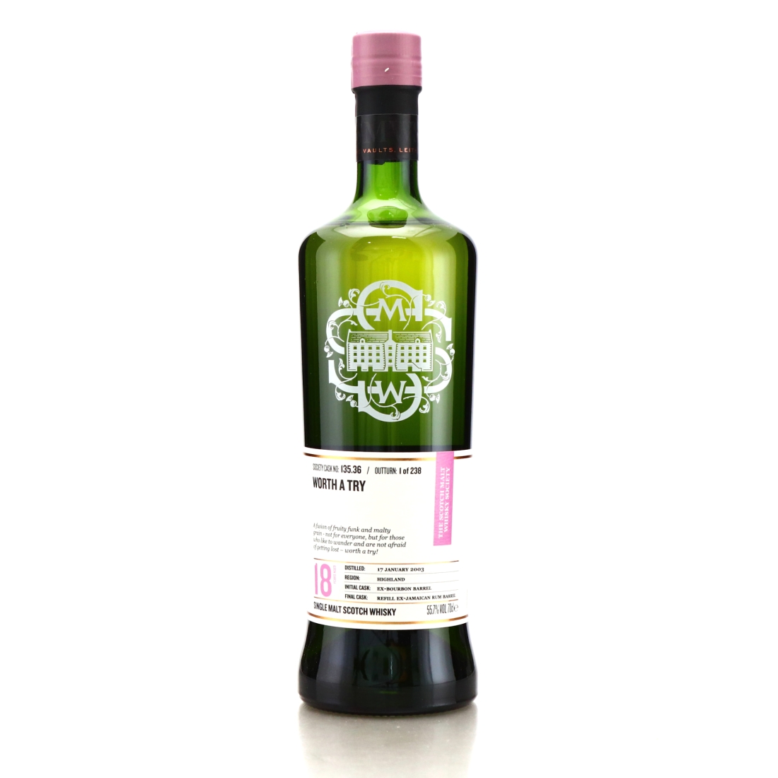 Inchmoan 2003 SMWS 18 Year Old 135.36
