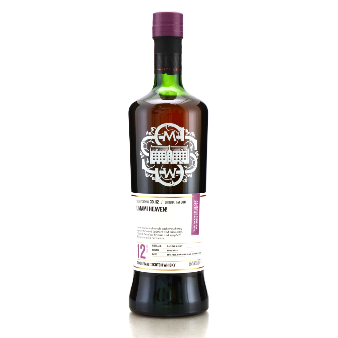 Glenrothes 2007 SMWS 12 Year Old 30.112