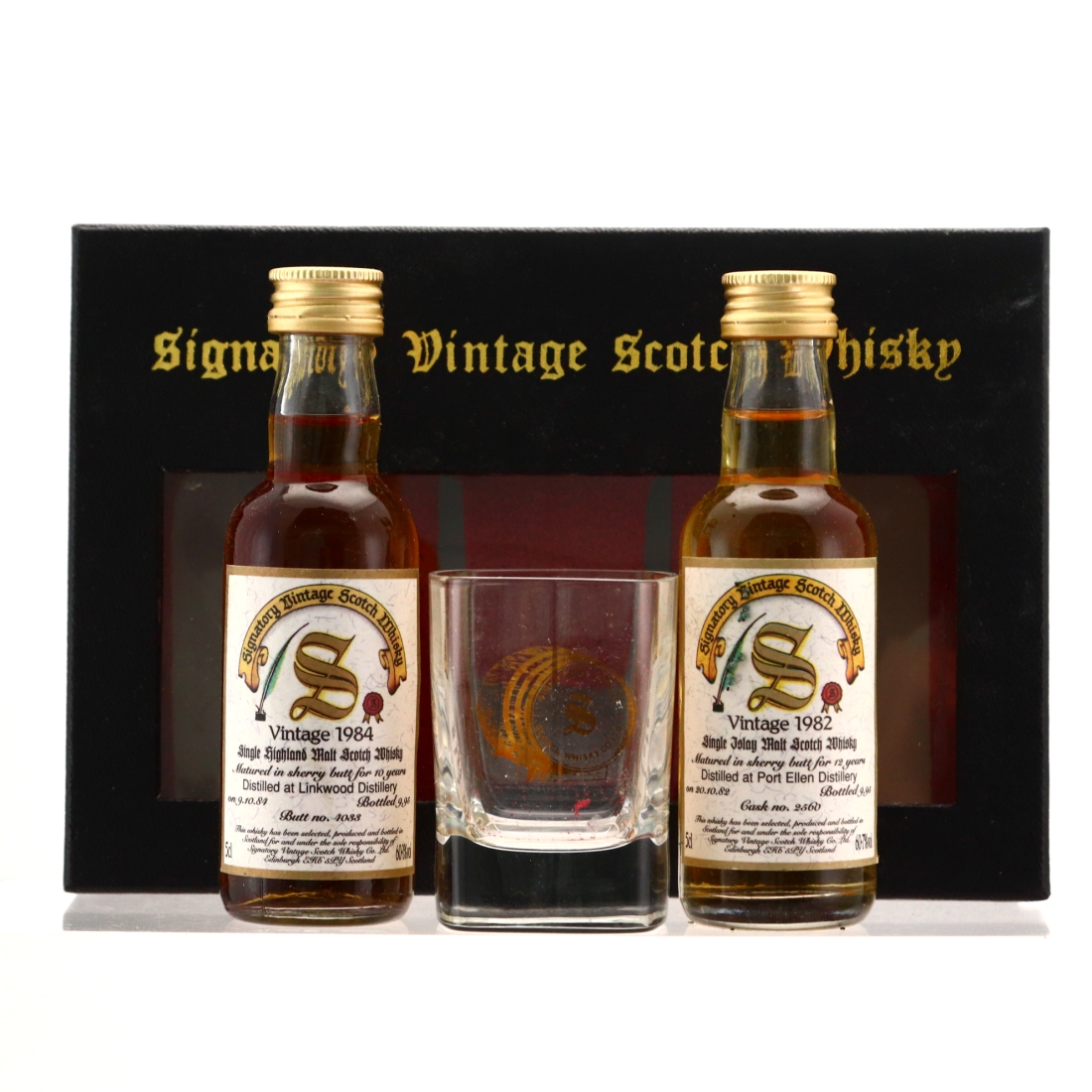 Signatory Vintage Sherry Cask Miniature Gift Set / Linkwood & Port Ellen