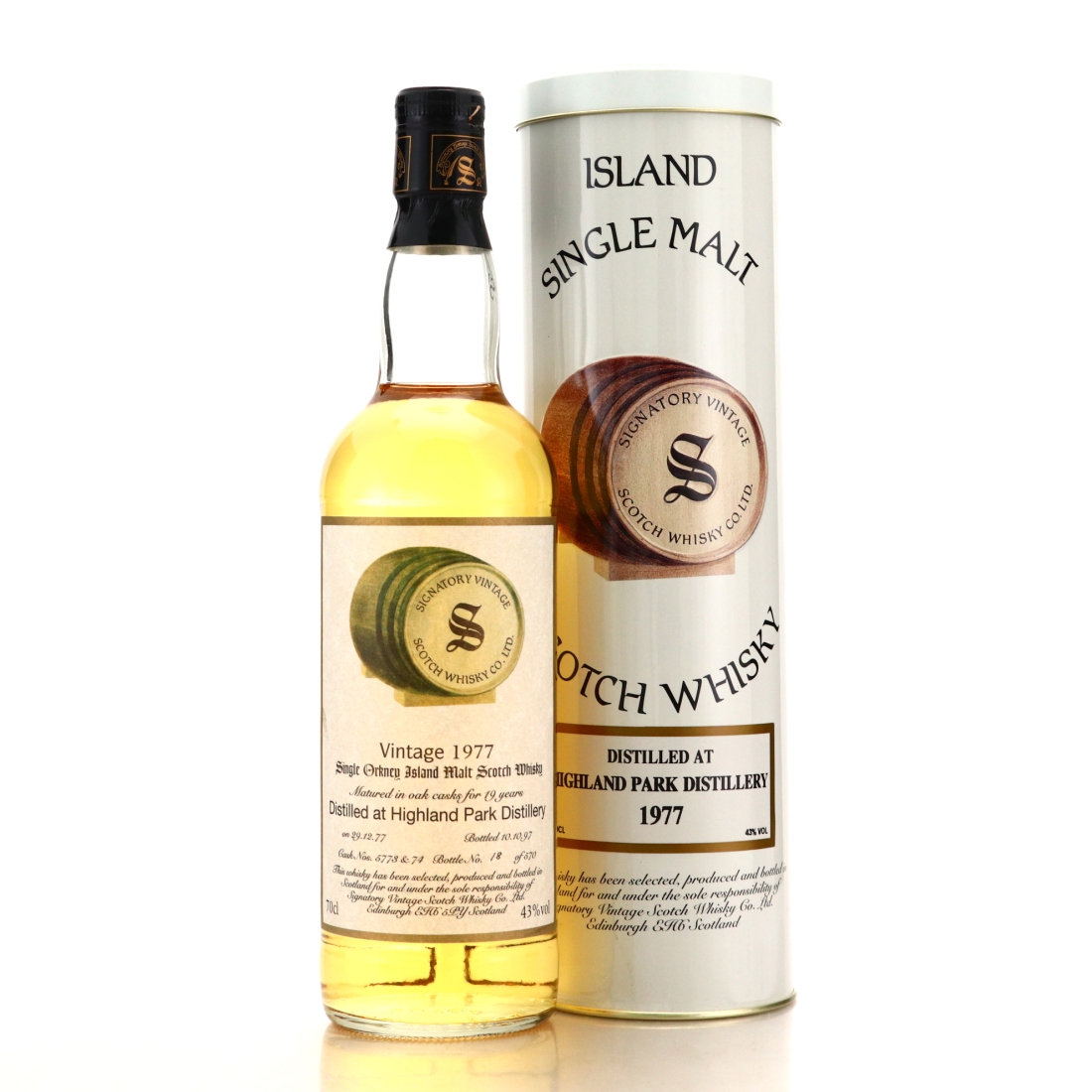 Highland Park 1977 Signatory Vintage 19 Year Old
