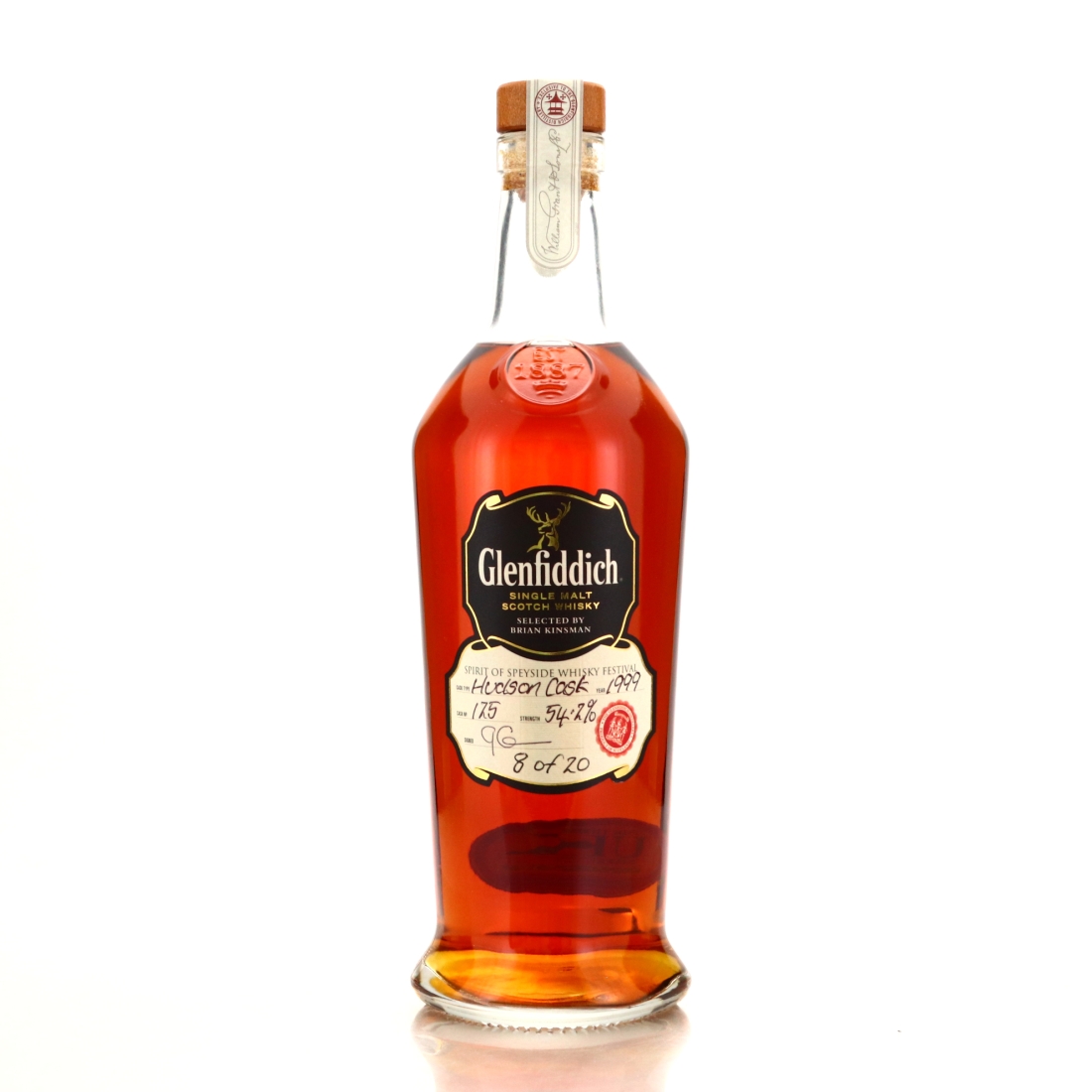Glenfiddich 1999 Single Hudson Cask #125 / Spirit of Speyside 2016 - One of 20