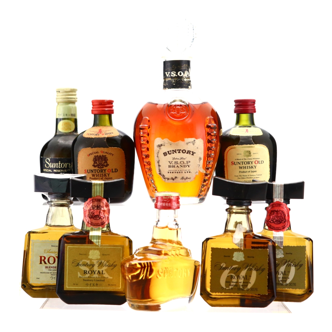 Japanese Whisky Miniature x 9