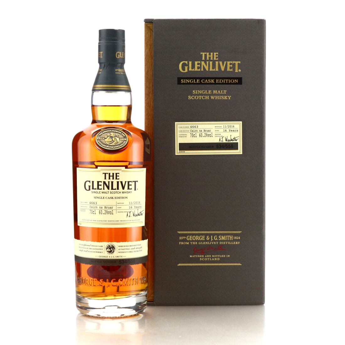 Glenlivet 16 Year Old Single Cask #4663 / Cairn na Bruar