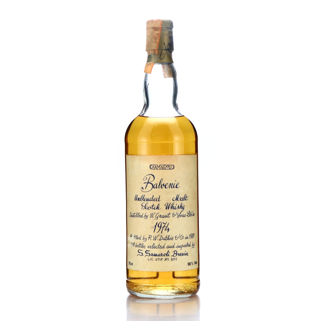 Balvenie 1974 Samaroli / Handwritten Labels