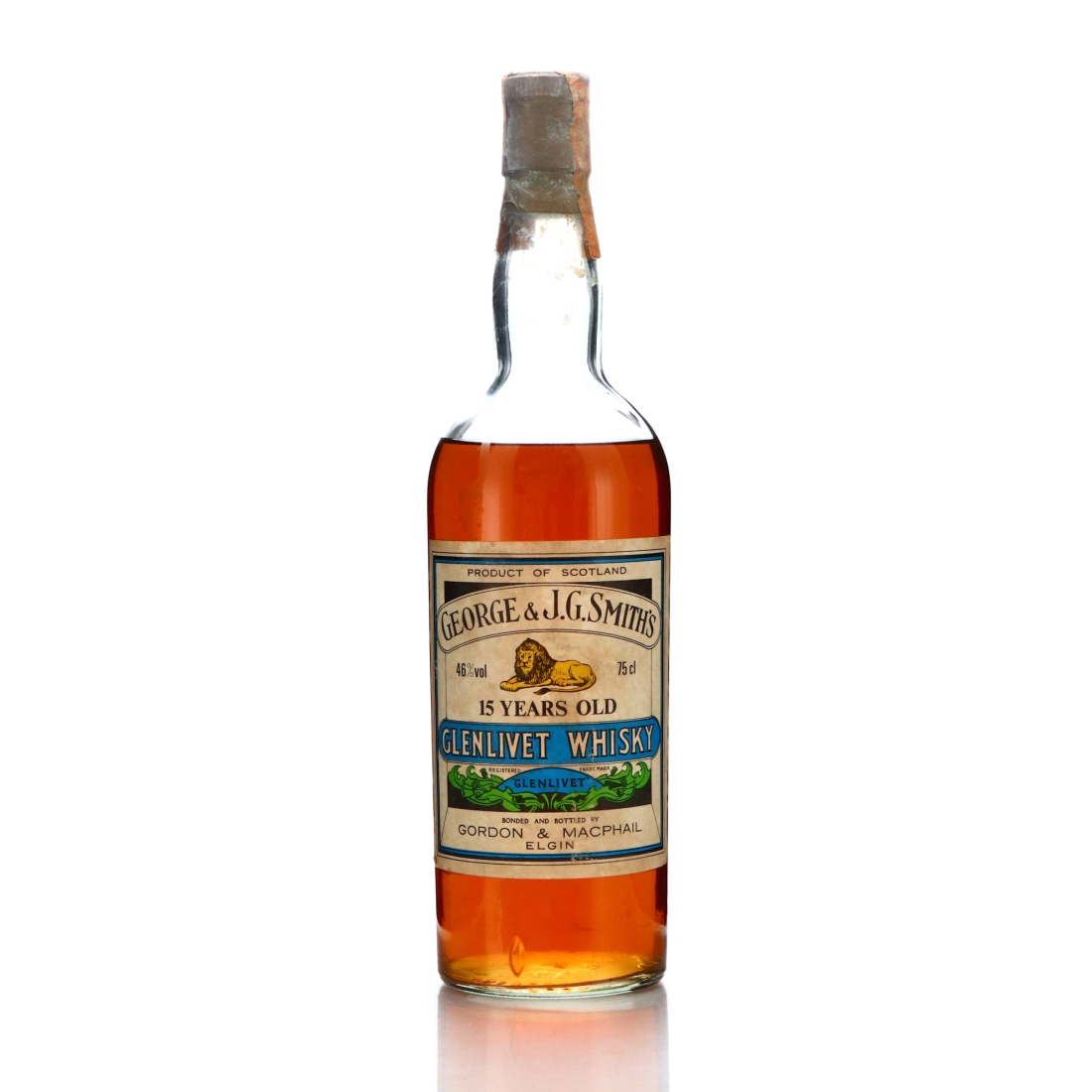 Glenlivet 15 Year Old Gordon and MacPhail 1980s / Intertrade Import