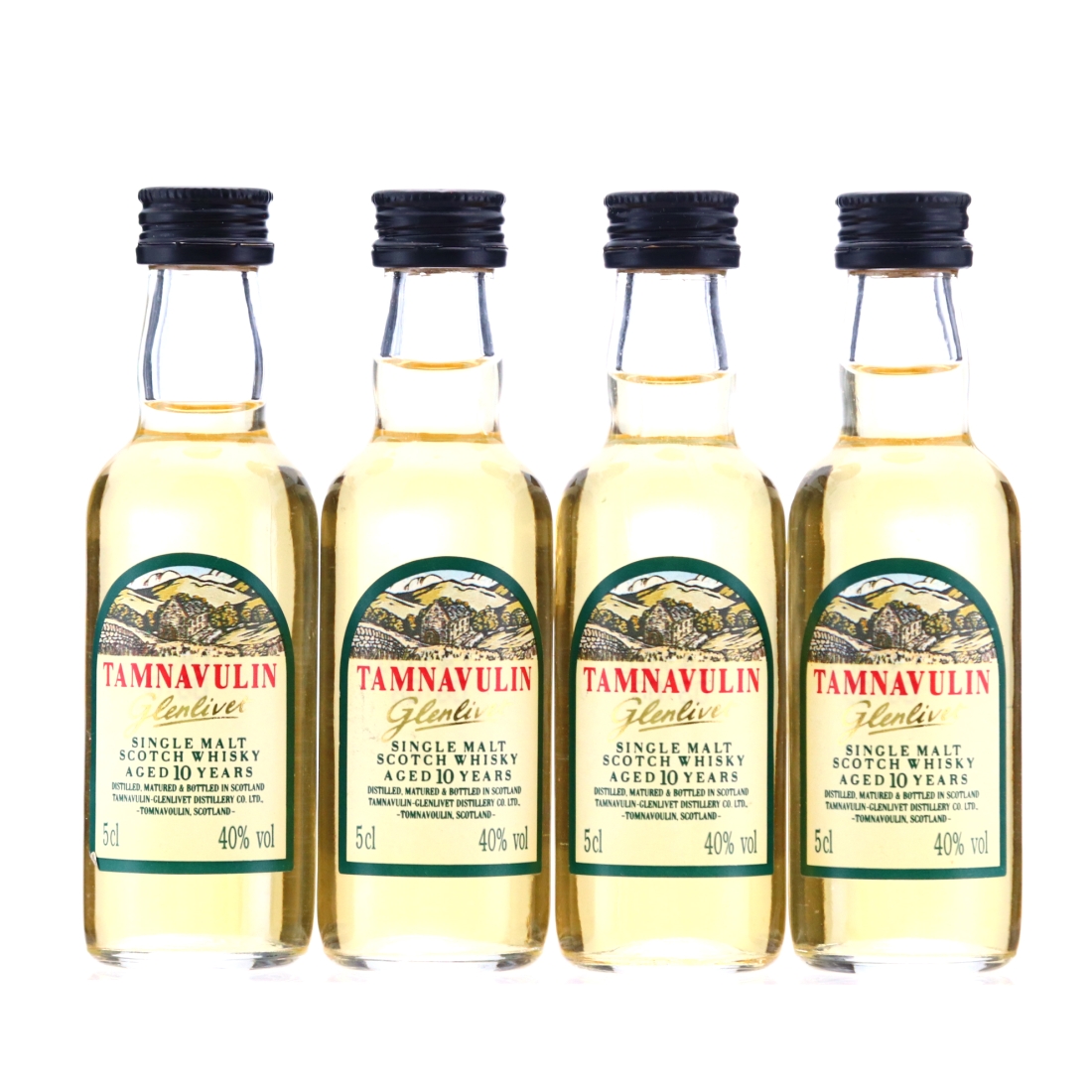 Tamnavulin 10 Year Old Miniature 5cl x 4