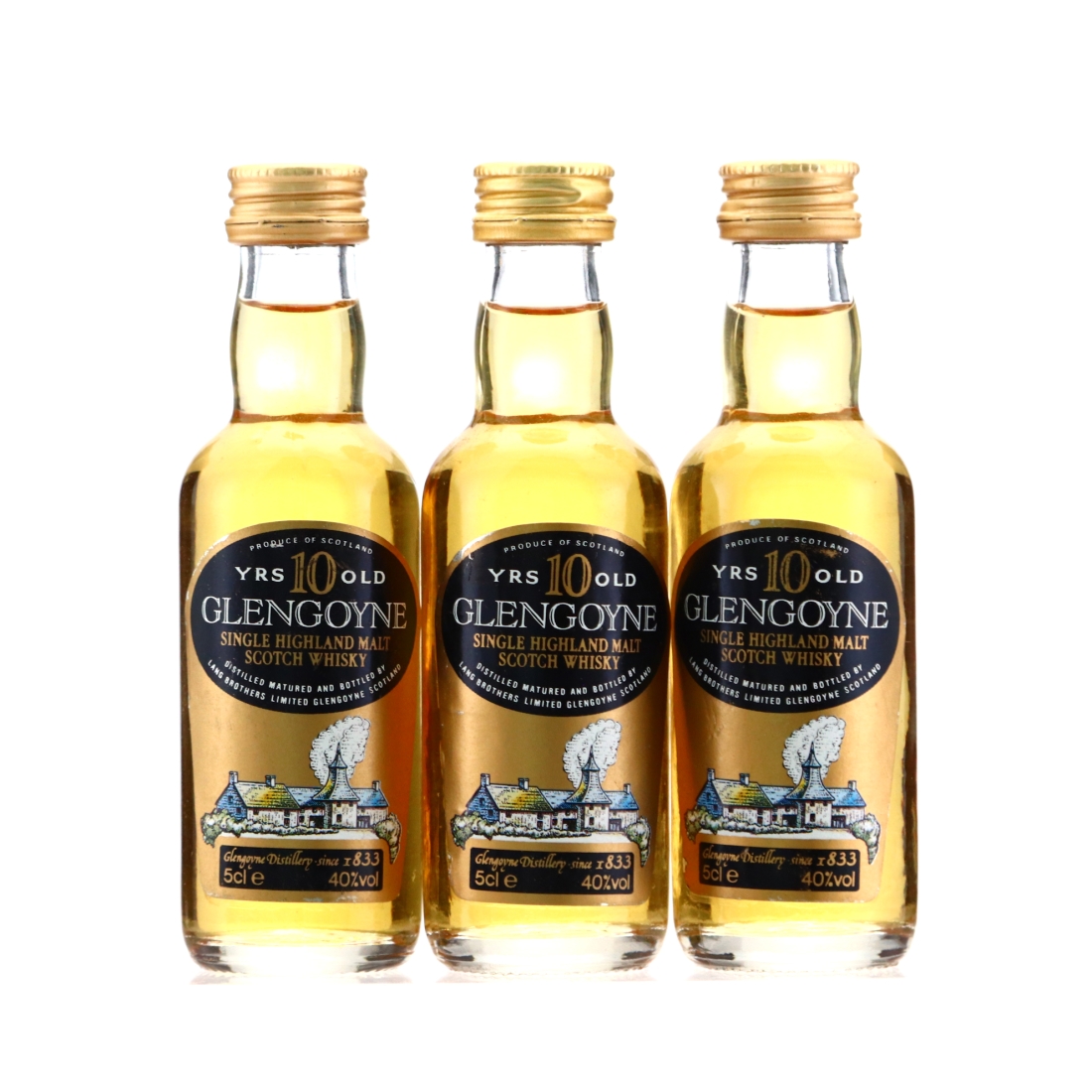 Glengoyne 10 Year Old Miniature 3 x 5cl