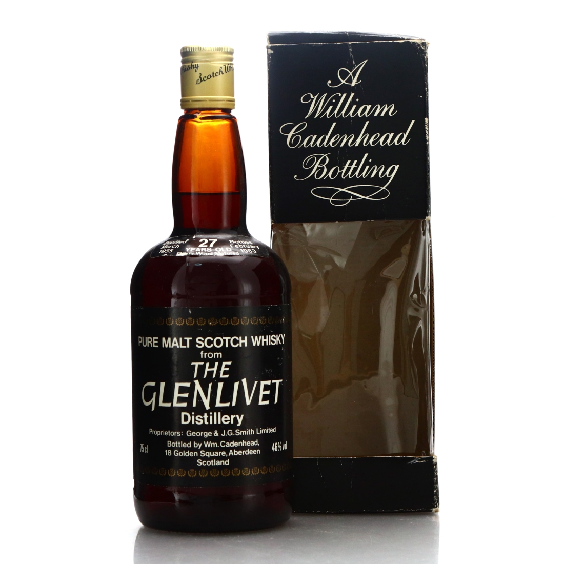Glenlivet 1955 Cadenhead's 27 Year Old Sherry Wood