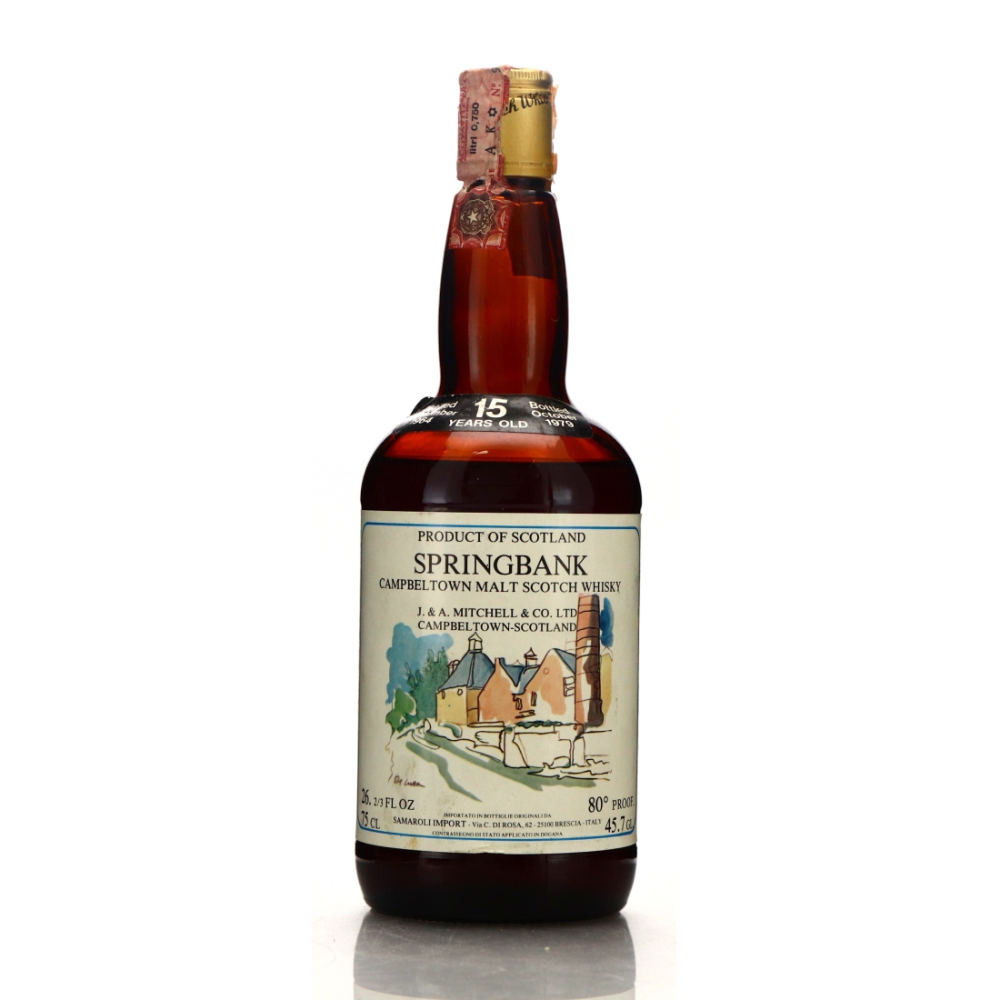 Springbank 1954 Samaroli 15 Year Old Sherry Wood  / Cadenhead's 1979